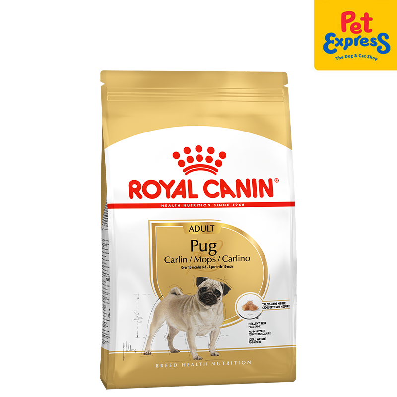 Royal Canin Breed Health Nutrition Pug Adult Dry Dog Food 1.5kg