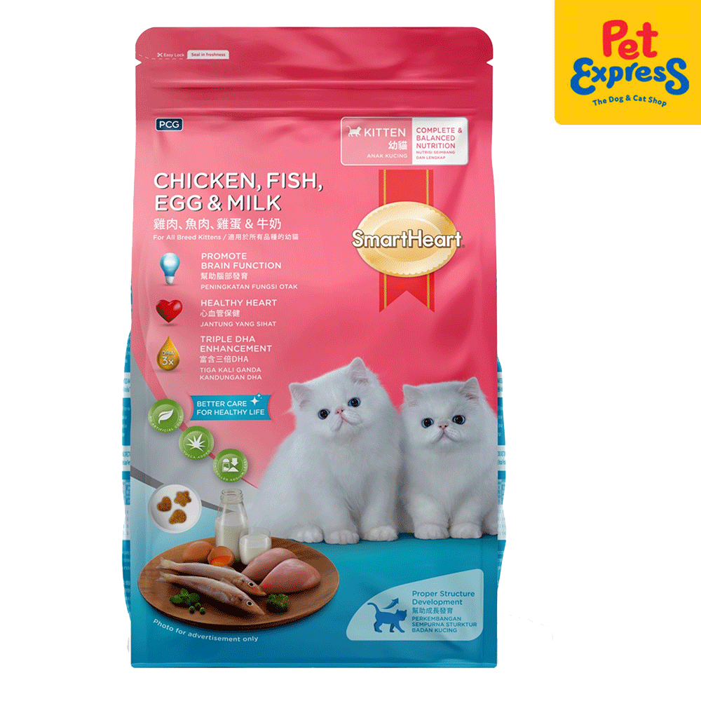 Smartheart Chicken Fresh Egg Milk Kitten 1.2kg Pet Express