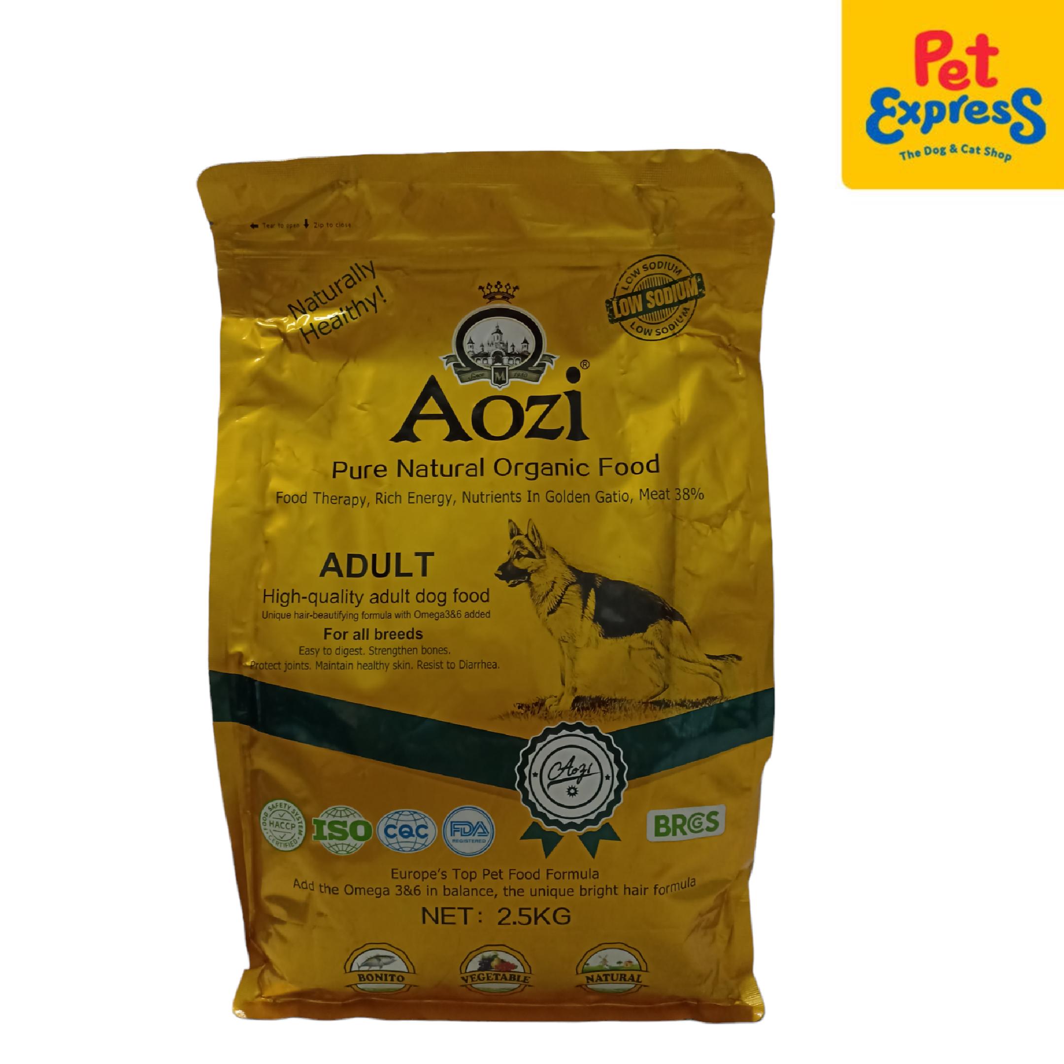 Aozi Adult Gold Dry Dog Food 2.5kg Pet Express