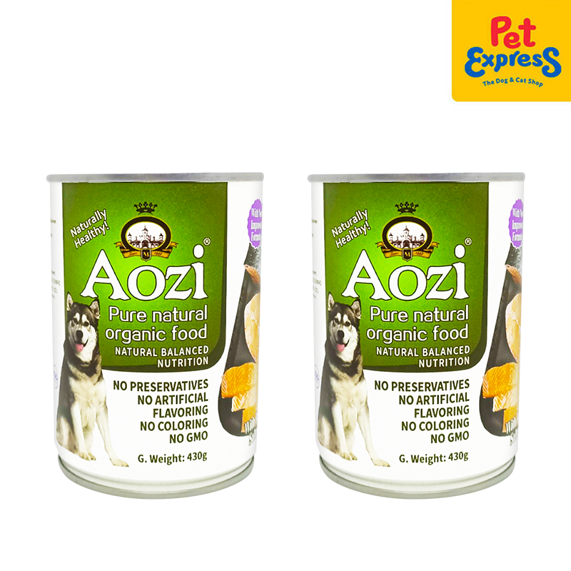 Aozi Salmon Wet Dog Food 430g 2 cans Pet Express