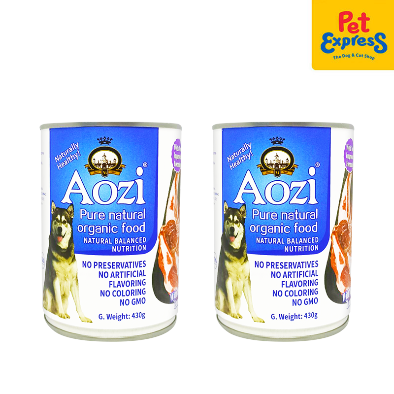 Aozi Lamb Wet Dog Food 430g 2 cans