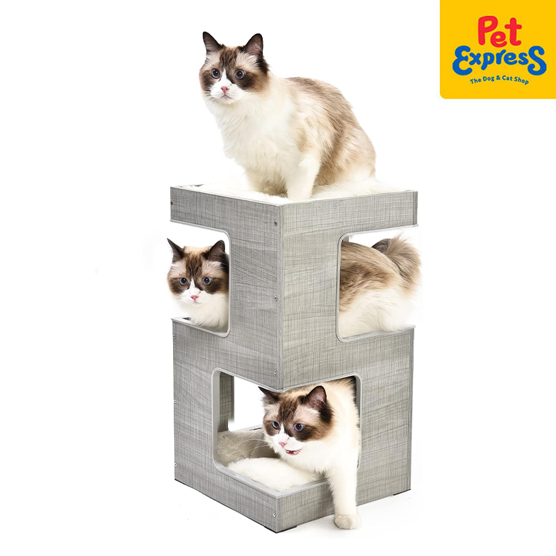 Approved Cat Scratch Post Gray 002 Pet Express