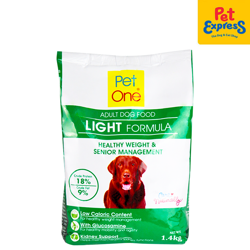 Pet One Senior Light Formula Dry Dog Food 1.4kg Pet Express