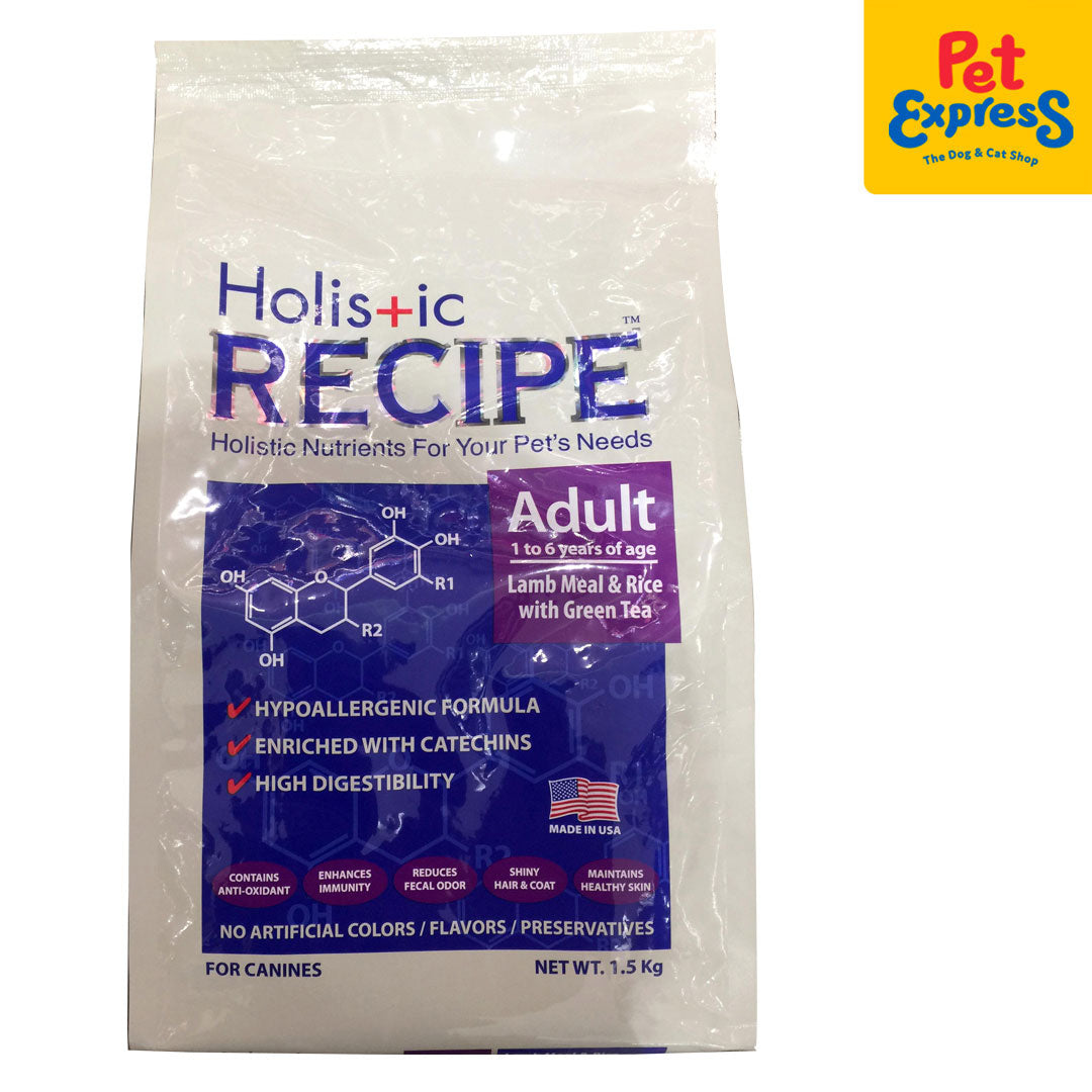 Holistic Recipe Adult Dry Dog Food 1.5kg Pet Express