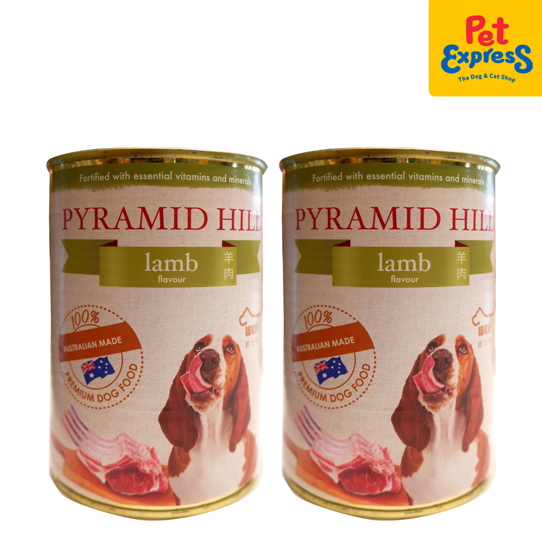 Pyramid Hill Lamb Wet Can Dog Food 400g 2 cans Pet Express