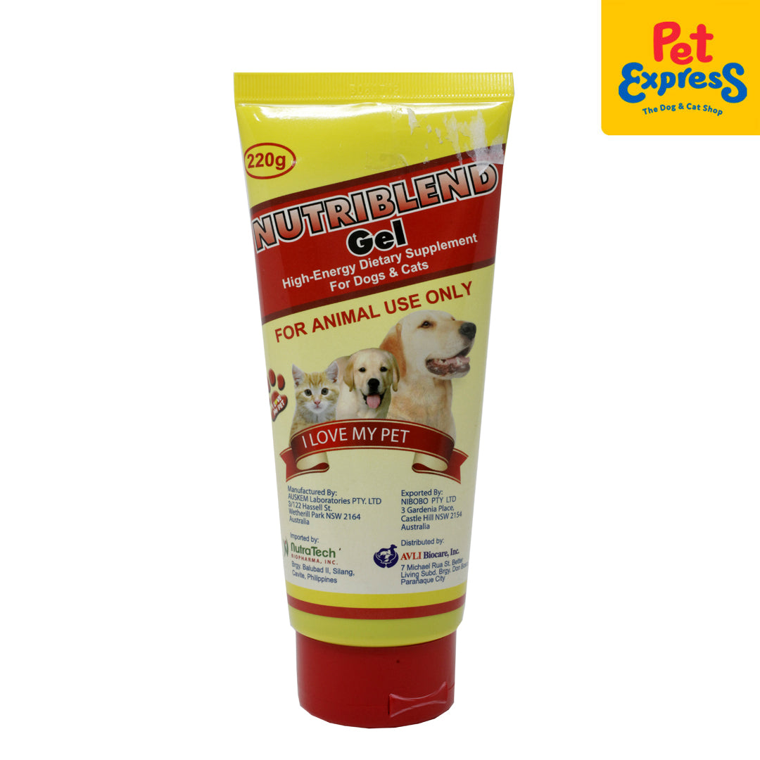 Nutritional gel outlet for puppies