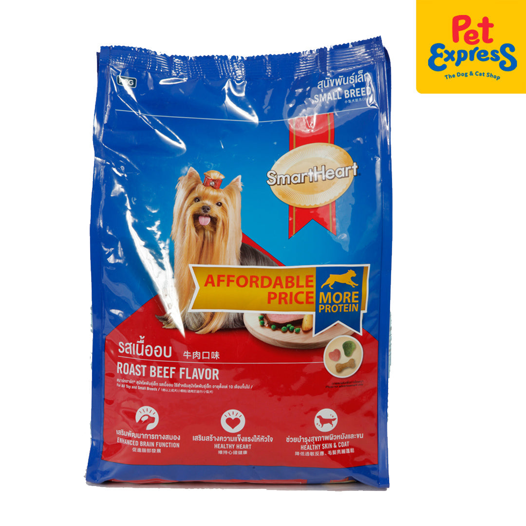 SmartHeart Small Breed Roast Beef Adult 1.5kg Pet Express