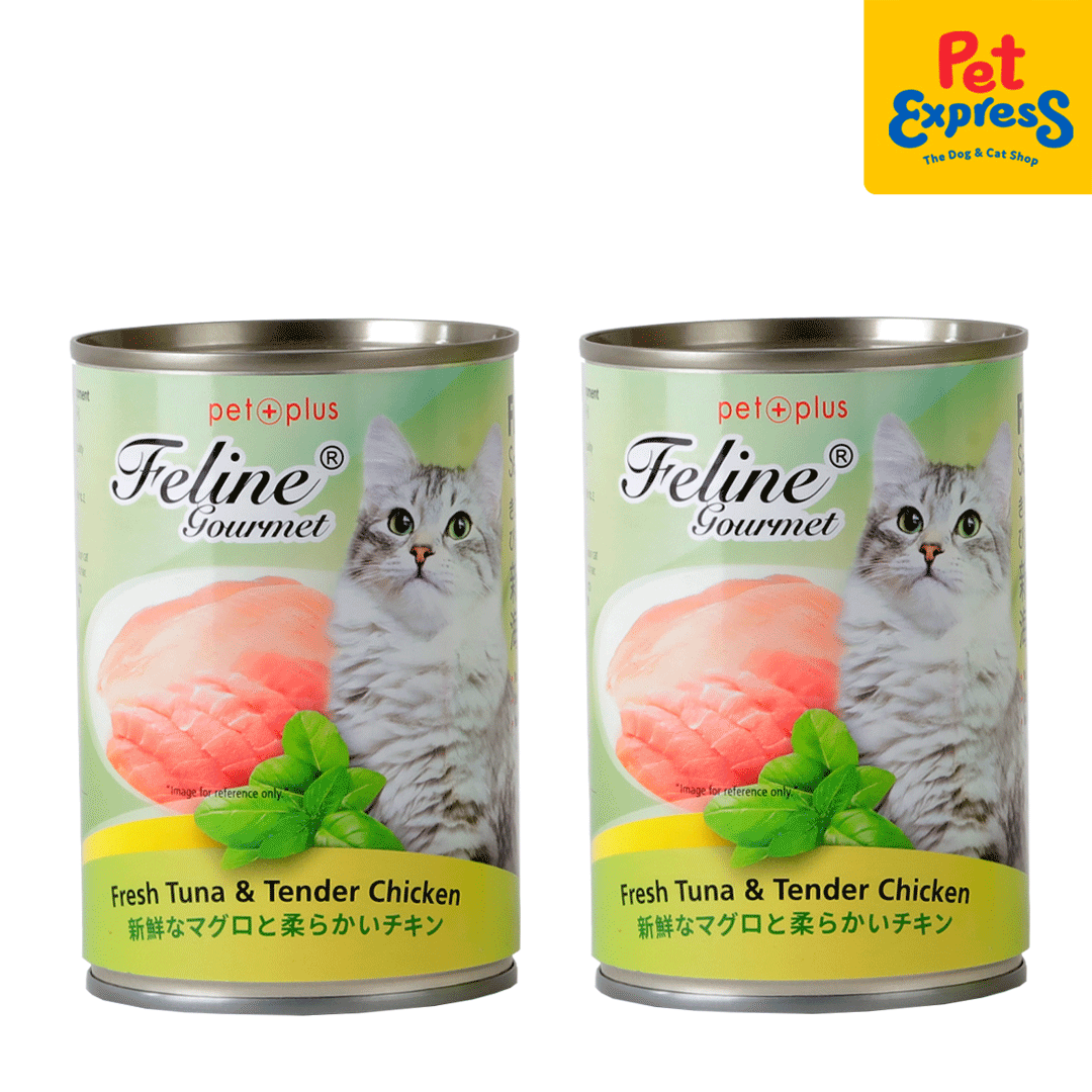 Feline Gourmet Fresh Tuna and Tender Chicken Wet Cat Food 400g 2