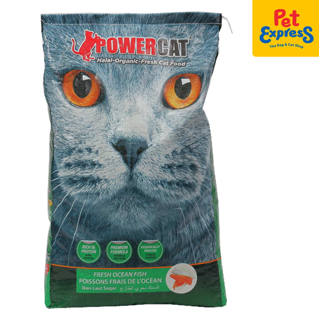 Power Cat Fresh Ocean Fish Dry Cat Food 8kg Pet Express