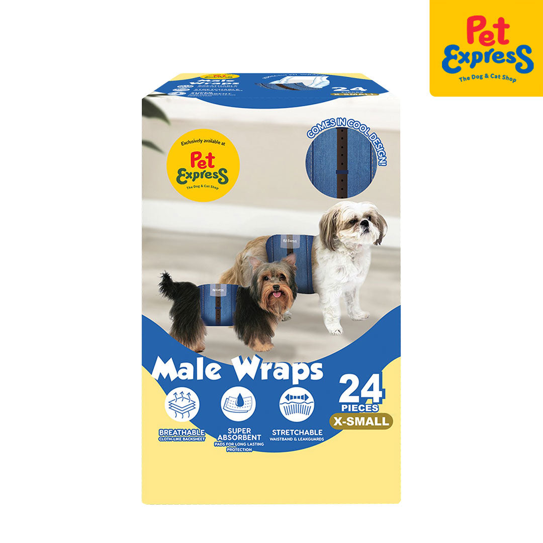 Pet soft 2025 male wraps