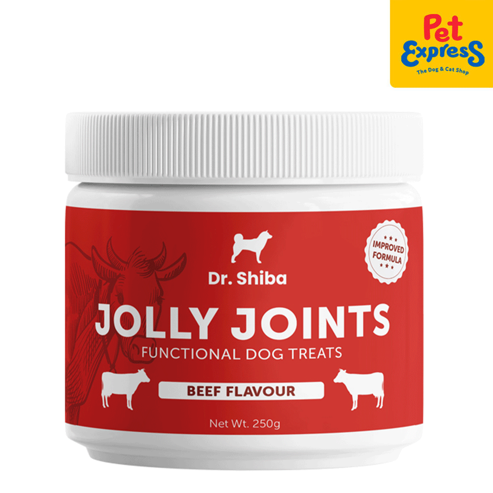 Dr. Shiba Jolly Joints Beef Dog Treats 250g Pet Express