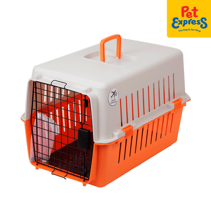 Kennel Pro Pet Carrier Medium Orange KN307 61x40x39cm