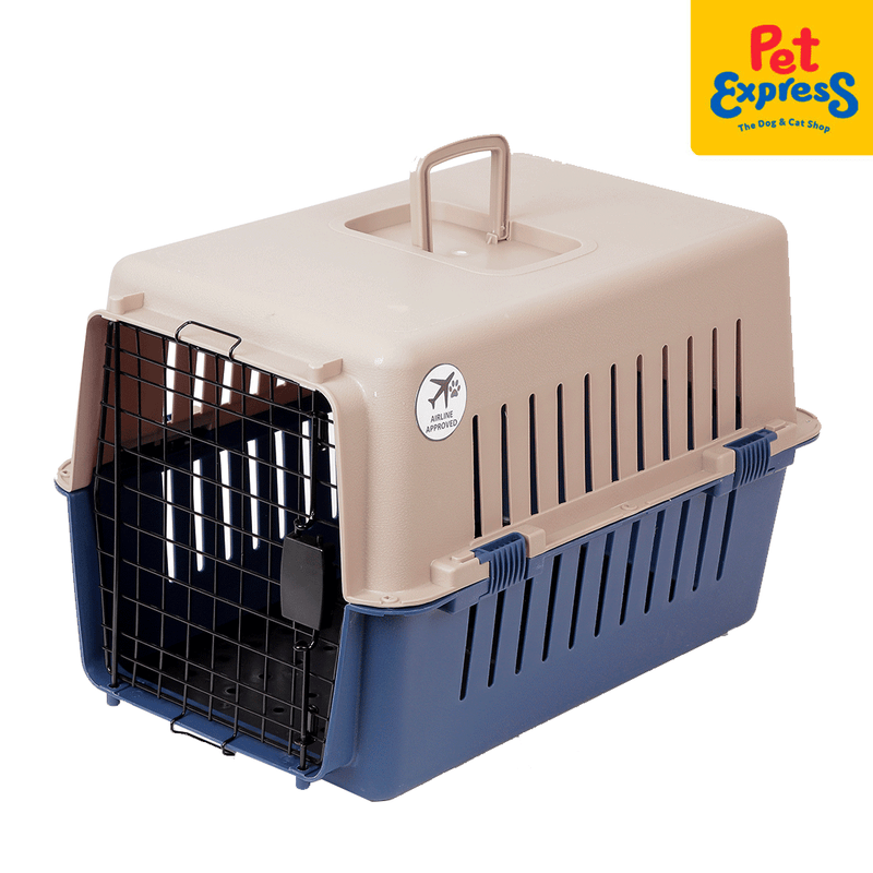 Kennel Pro Pet Carrier Medium Navy Blue KN307 61x40x39cm