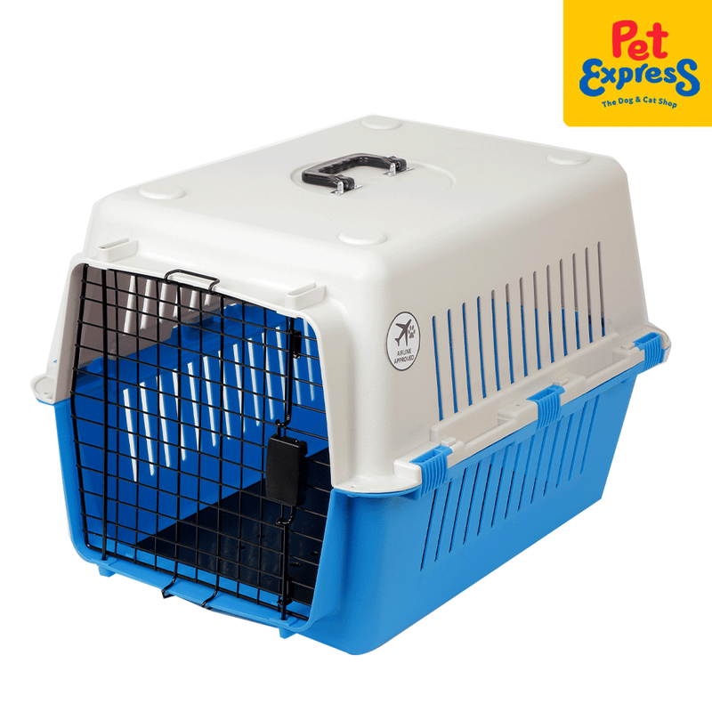 Large blue cheap dog crate