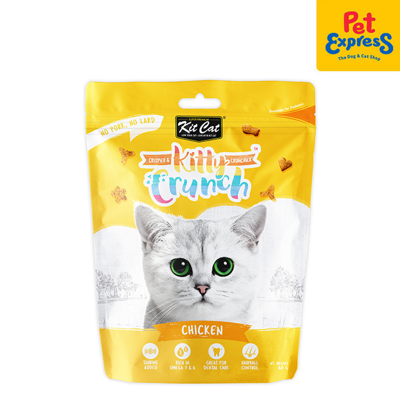 Kit Cat Kitty Crunch Chicken Cat Treats 60g