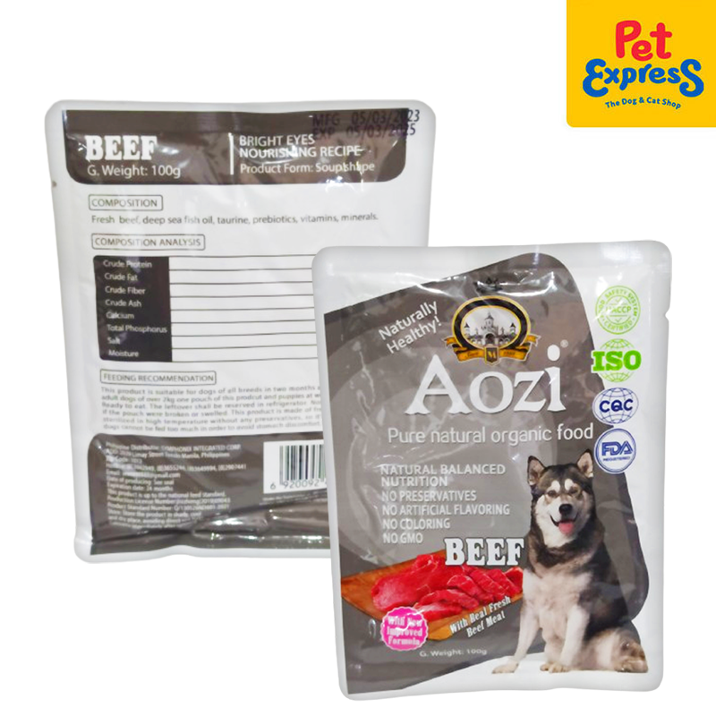 Aozi Wet Dog Food 100g (15 pouches)