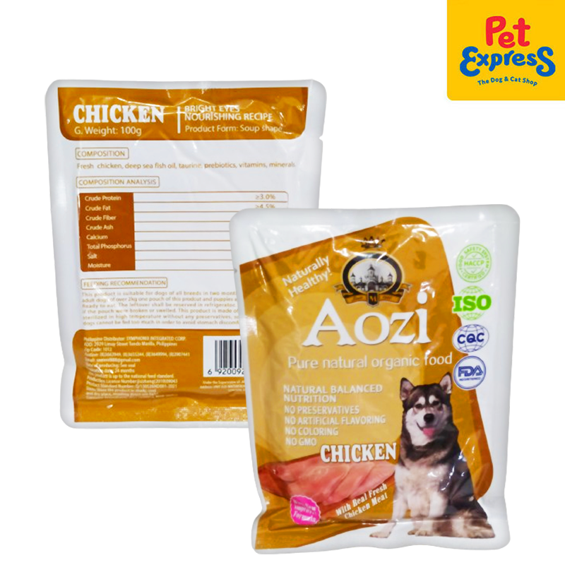 Aozi Wet Dog Food 100g (15 pouches)