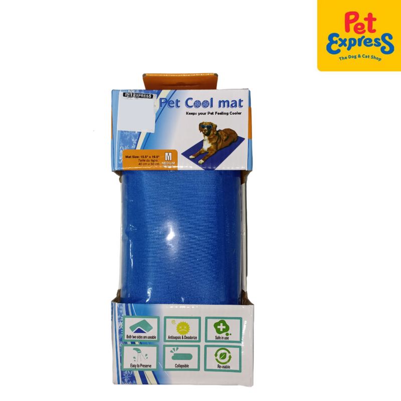 Pet Cool Mat Plain 15.5x19.5 Medium