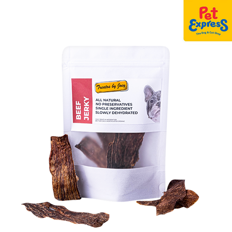 Treatos by Joey Dehydrated Beef Jerky Dog Treats 25g