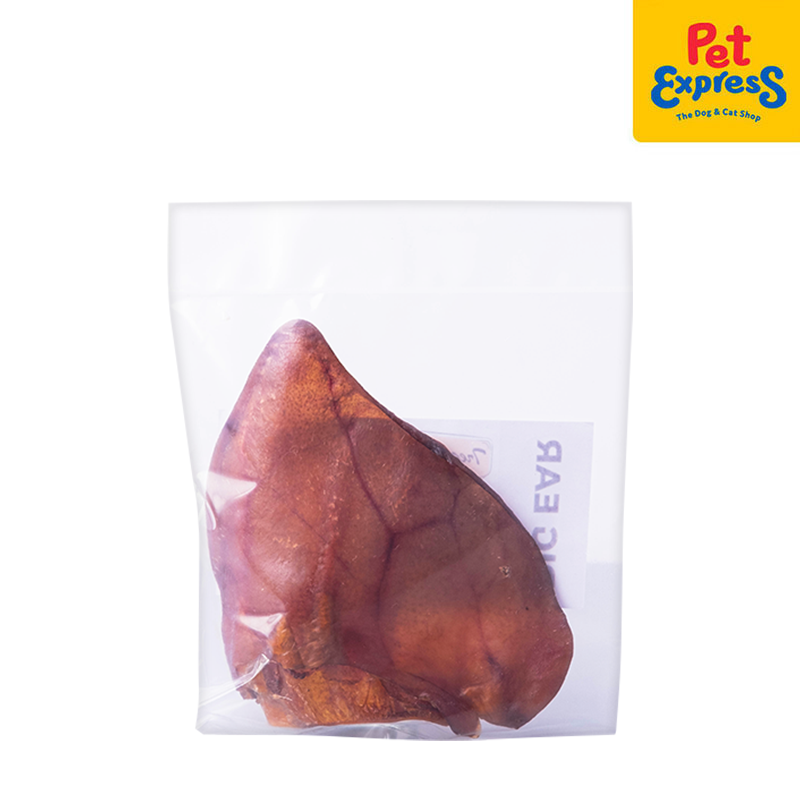 Treatos by Joey Dehydrated Pig Ear Medium Dog Treats 1 piece