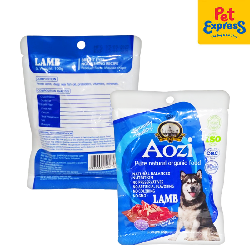 Aozi Wet Dog Food 100g (15 pouches)