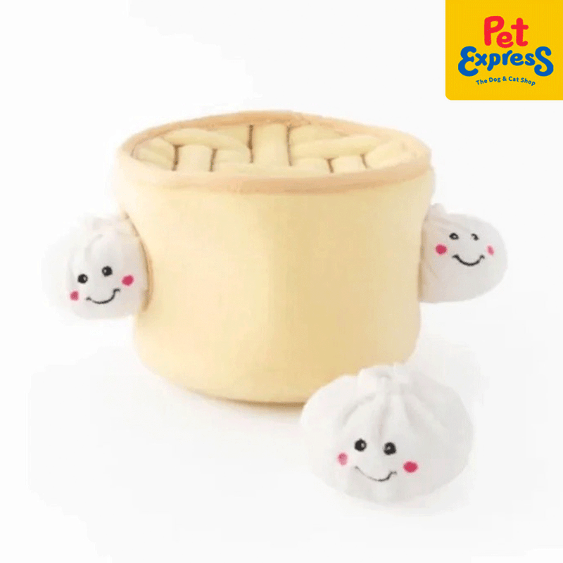 Zippy Paws Burrow Soup Dumplings Plush Dog Toy