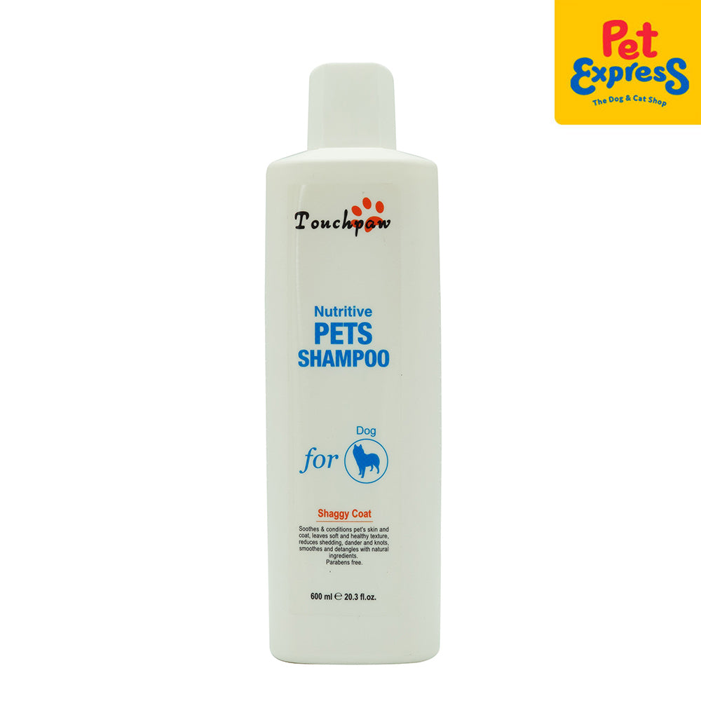 Touchpaw Nutritive Shaggy Coat Dog Shampoo 600ml | Pet Express