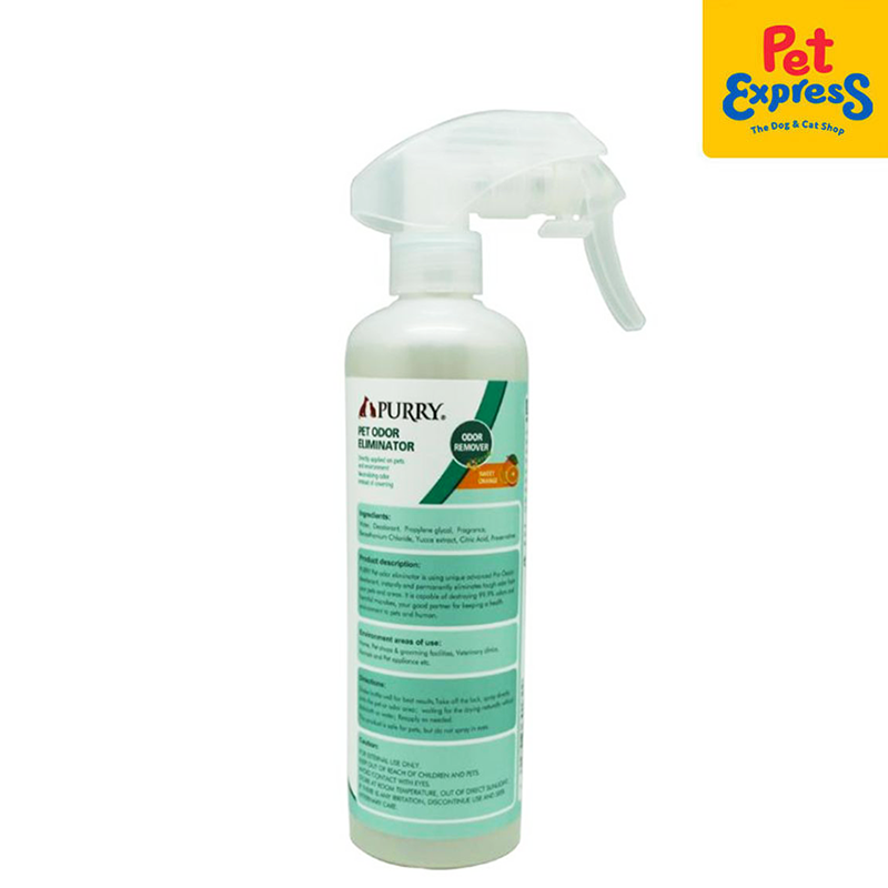 Purry Sweet Orange Scent Pet Odor Eliminator 309ml