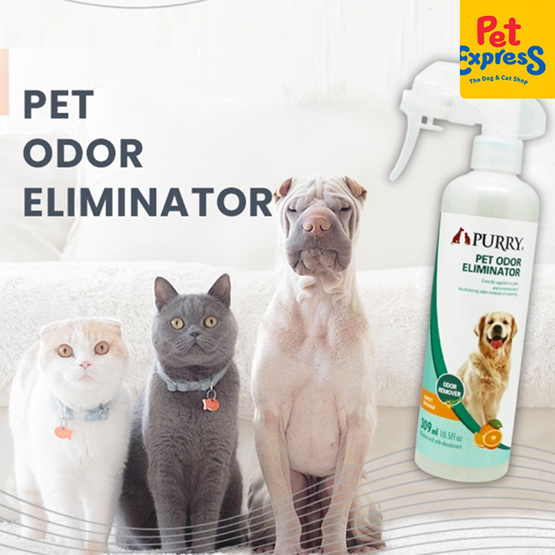 Purry Sweet Orange Scent Pet Odor Eliminator 309ml