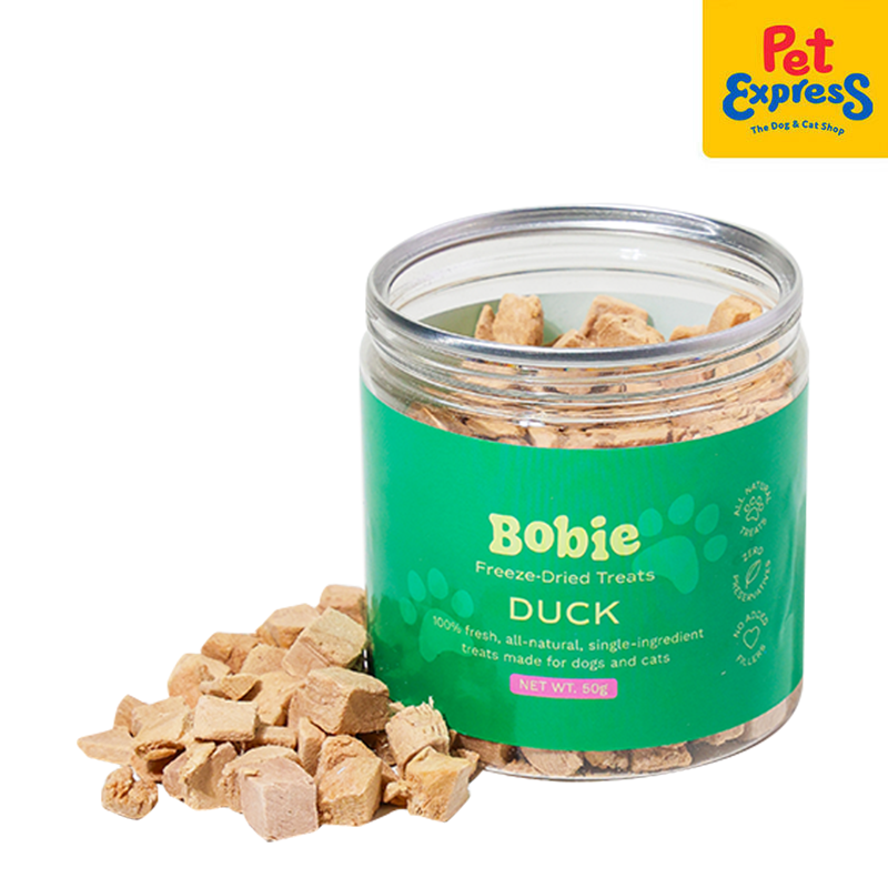 Bobie Freeze Dried Duck Dog Treats 50g