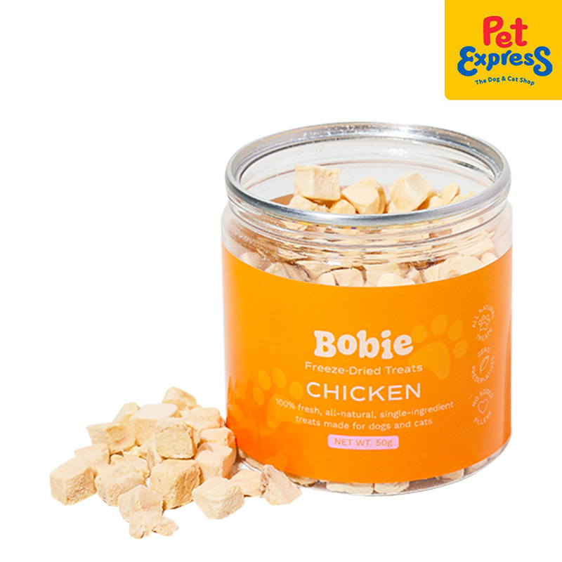 Bobie Freeze Dried Chicken Dog Treats 50g