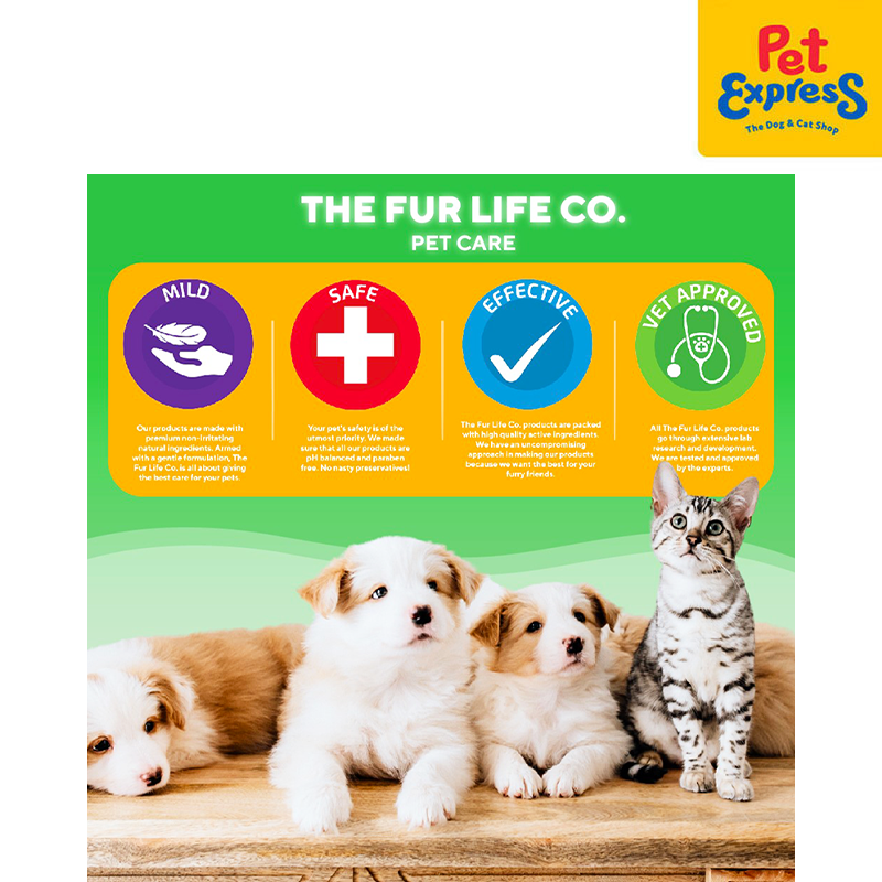 The Fur Life Anti Mange 3-in-1 Pet Shampoo, Conditioner and Treatment 1L