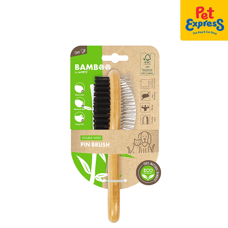 Bamboo Double-Sided Pin Brush