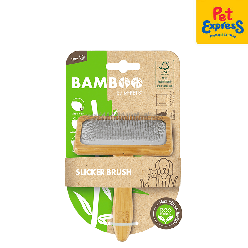 Bamboo Slicker Brush Medium