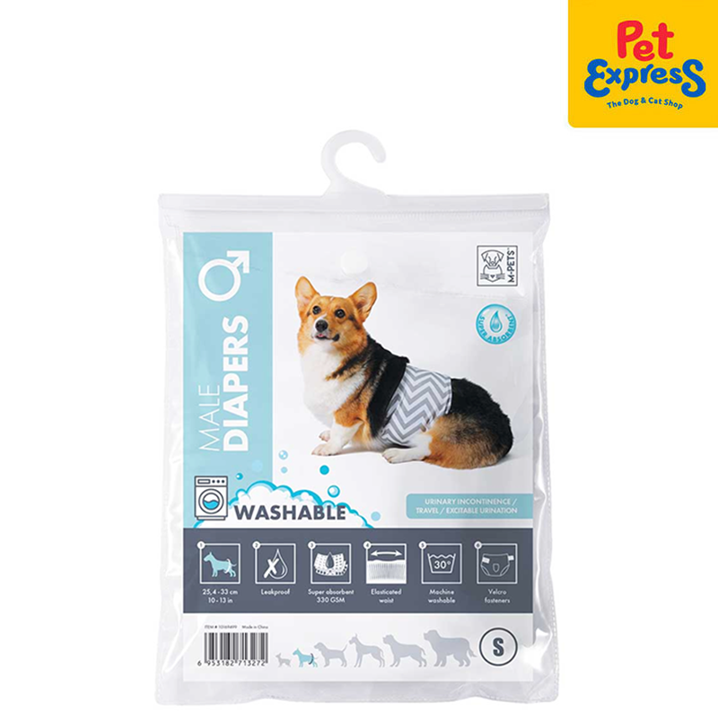 M-Pets Male Washable Pet Diaper Small