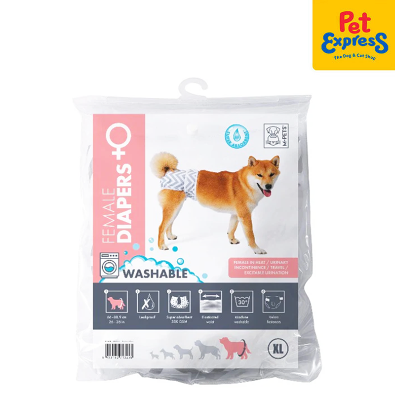 M-Pets Female Washable Pet Diaper Extra Large