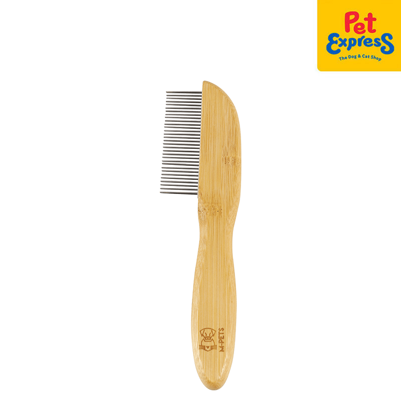 Bamboo Regular Comb with 16 Rotating Teeth