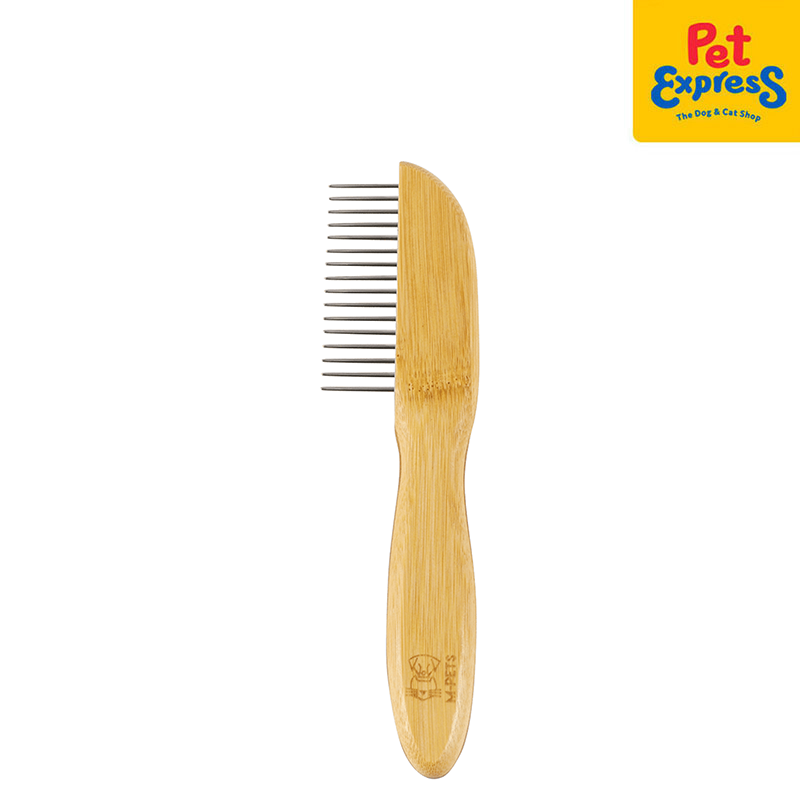 Bamboo Regular Comb with 16 Rotating Teeth