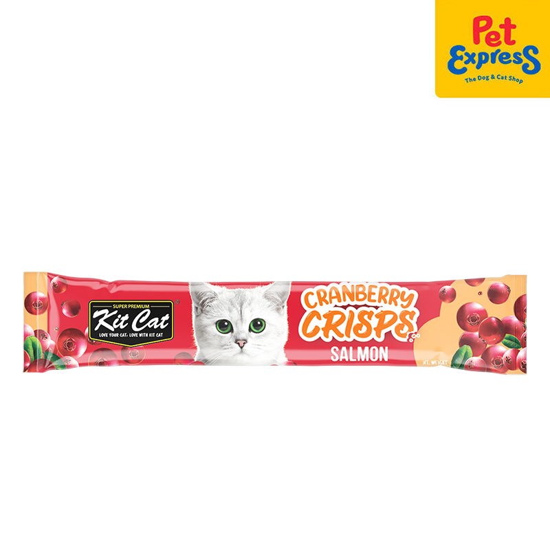 Kit Cat Cranberry Crisps Salmon Cat Treats 20g