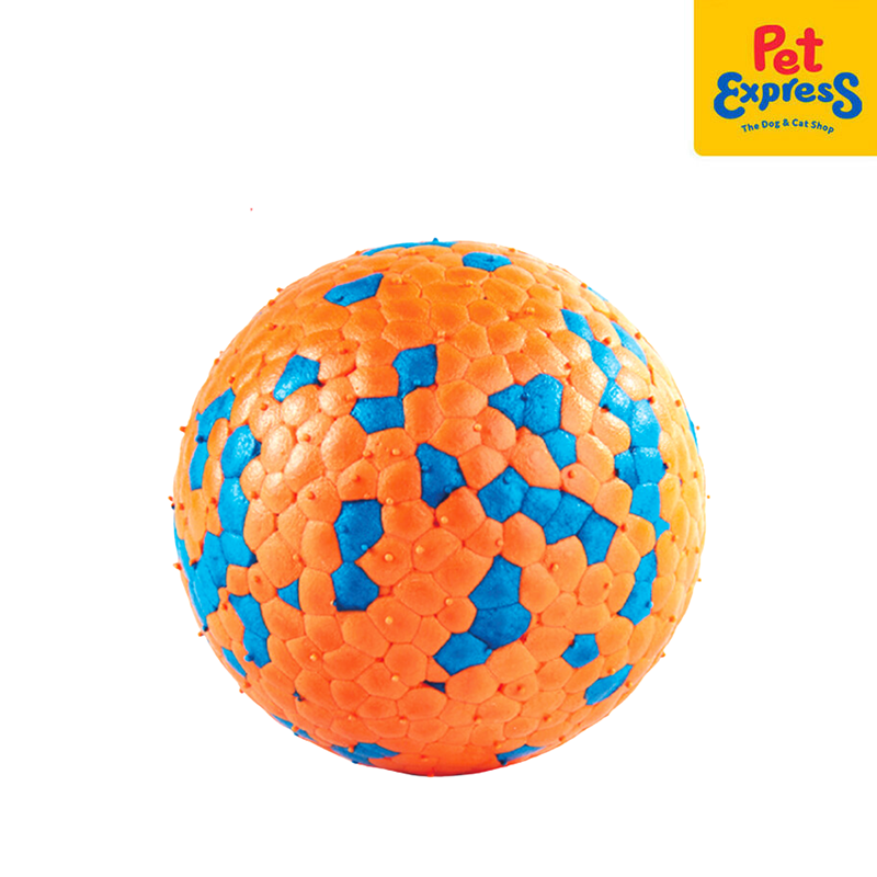 M-Pets Bloom Ball Dog Toy Orange Blue