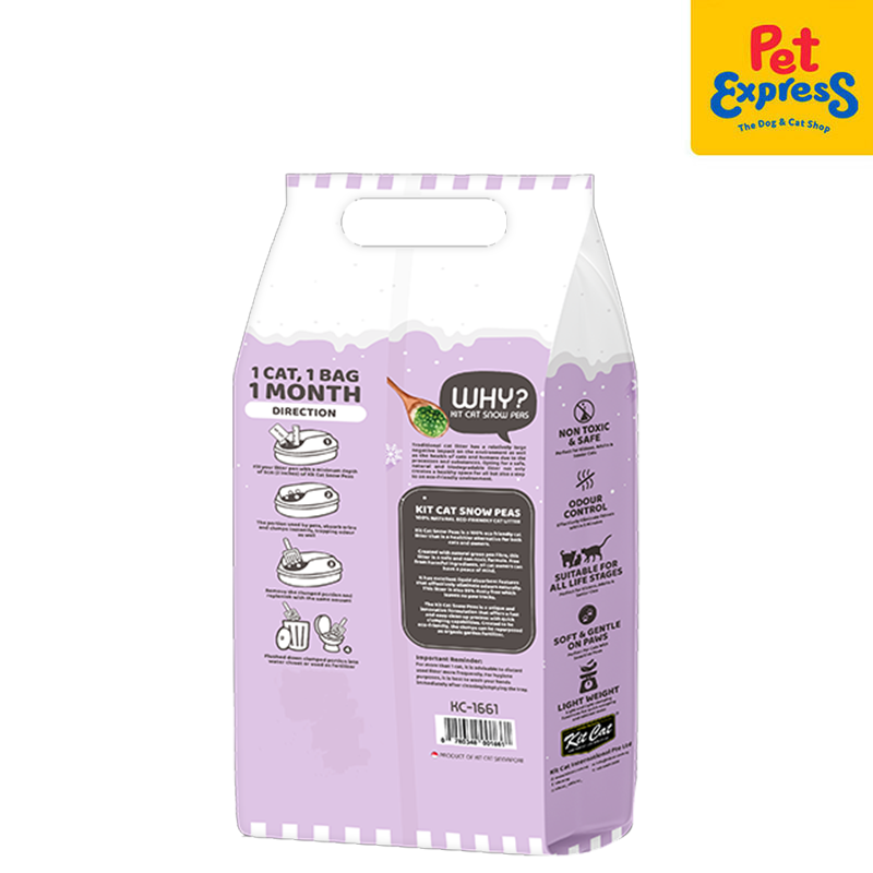 Kit Cat Snow Peas Lavender Cat Litter 7L