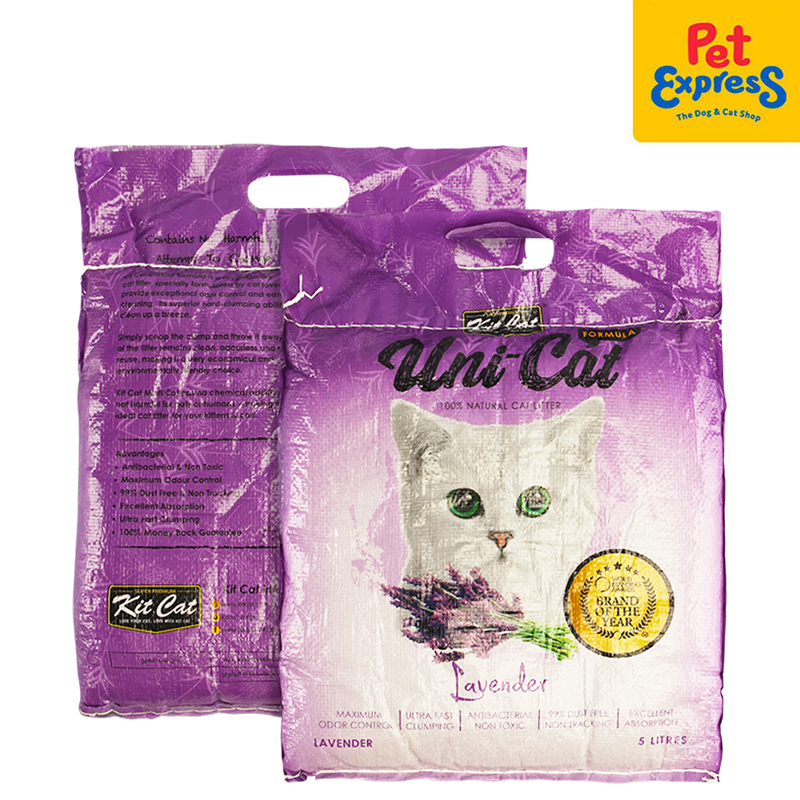 Kit Cat Uni Lavender Cat Litter 5L