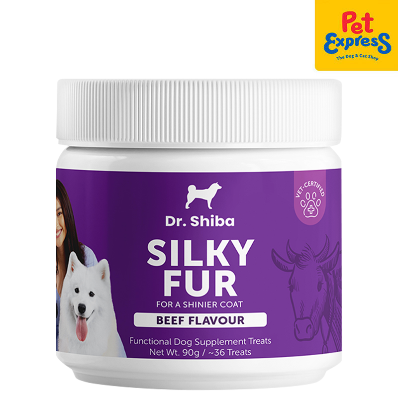 Dr. Shiba Silky Fur Beef Dog Treats 90g