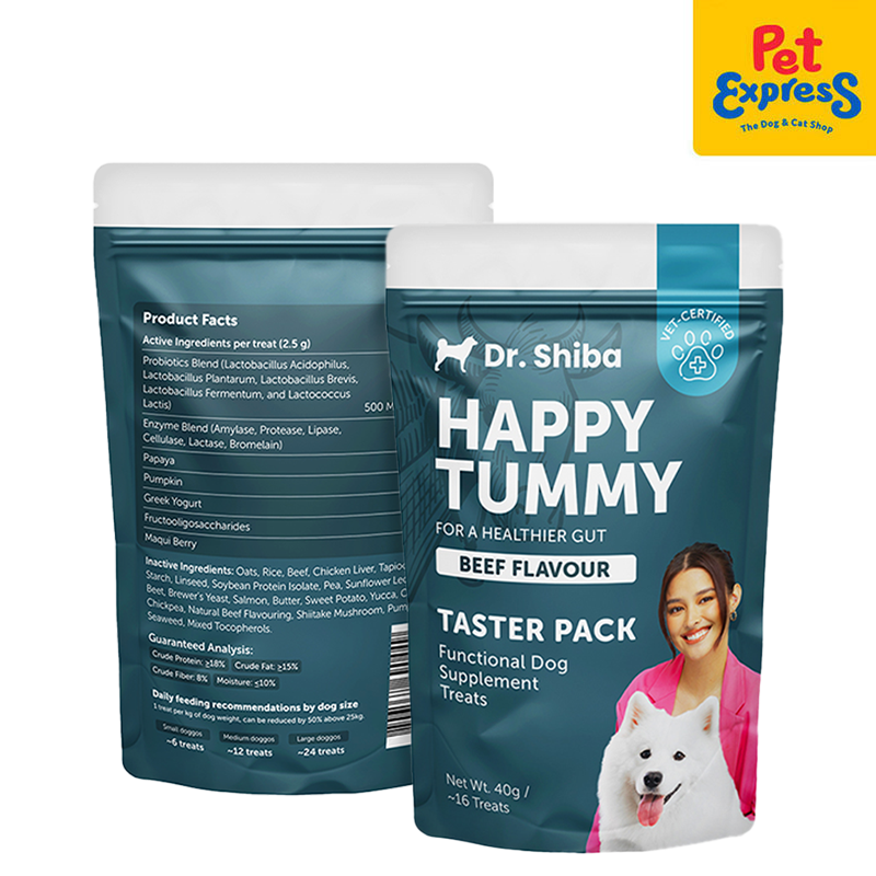 Dr. Shiba Happy Tummy Beef Dog Treats 40g