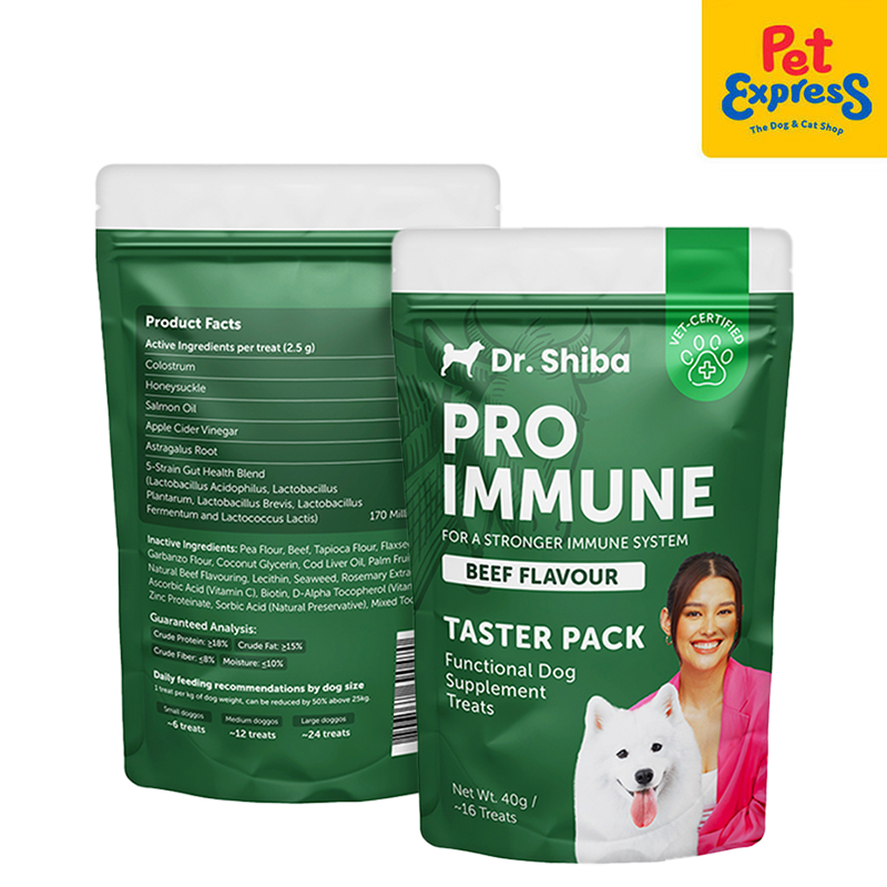 Dr. Shiba Pro Immune Beef Dog Treats 40g