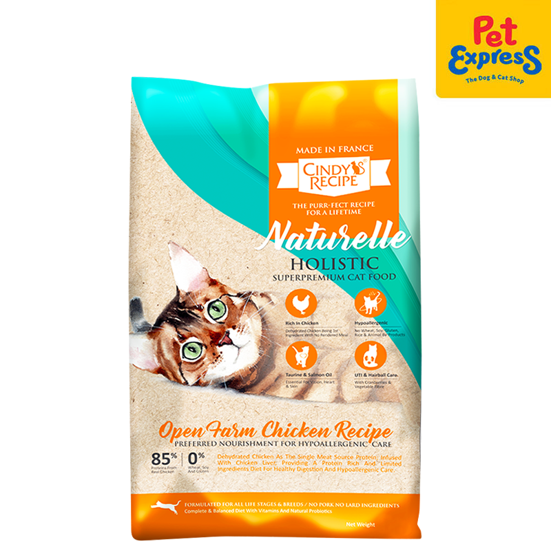 Cindy's Recipe Naturelle Holistic Open Farm Chicken Dry Cat Food 1.5kg