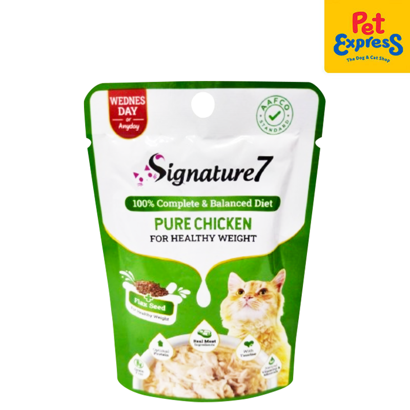 Signature 7 Wednesday Pure Chicken Wet Cat Food 50g (12 pouches)