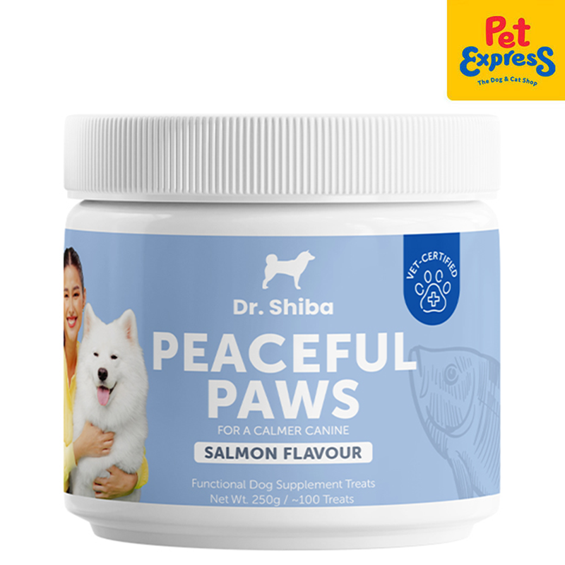 Dr. Shiba Peaceful Paws Salmon Dog Treats 250g