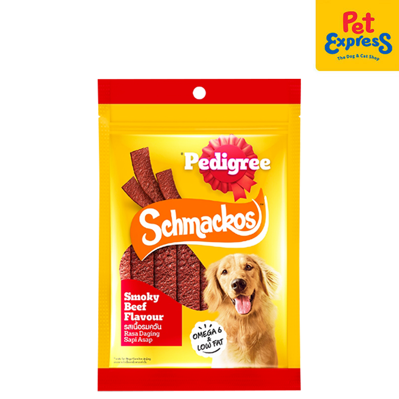 Pedigree Schmackos Smoky Beef Dog Treats 70g