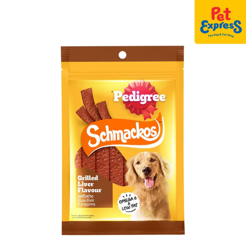 Pedigree Schmackos Grilled Liver Dog Treats 70g